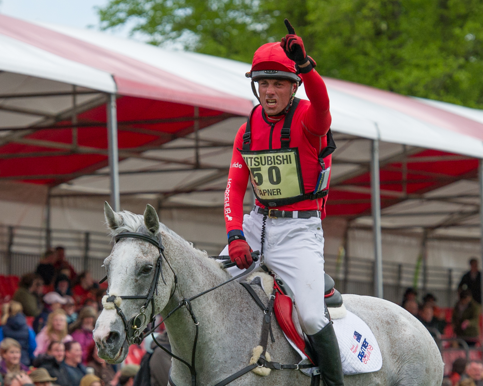 Paul Tapner battles his way to the top