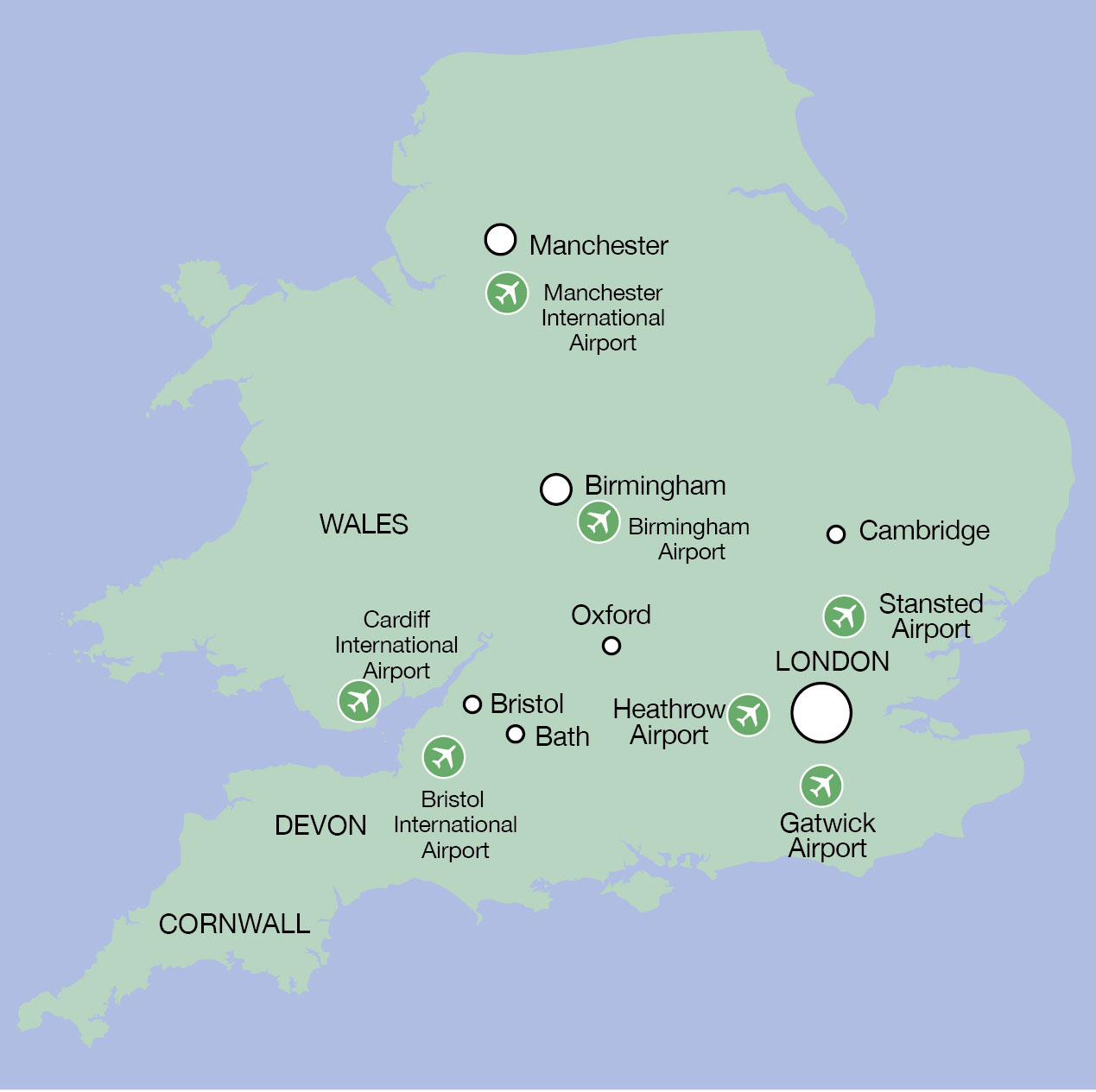 Badminton Horse Trials Getting Here Airports Map 