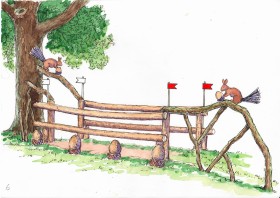 Fence 6 Oxer Chicane