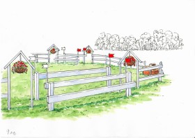 Fence 9 a,b Jack Wills Garden