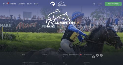 Badminton TV Powered by ClipMyHorse.tv